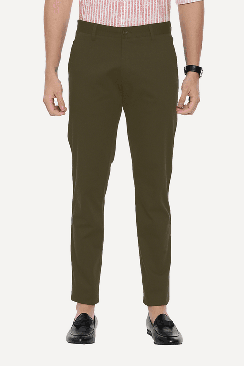 Bronx Chinos -  Cotton Lycra Trouser Combo - 10 (Pack of 2)