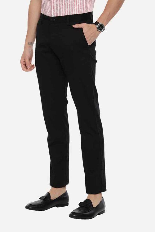 Bronx Chinos -  Dark Navy Cotton Lycra Trouser | TR15002