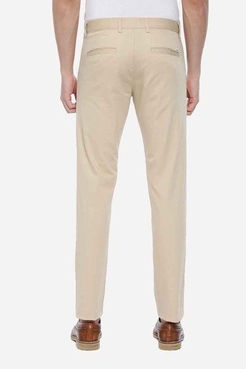 Bronx Chinos -  Light Tan Cotton Lycra Trouser | TR15001