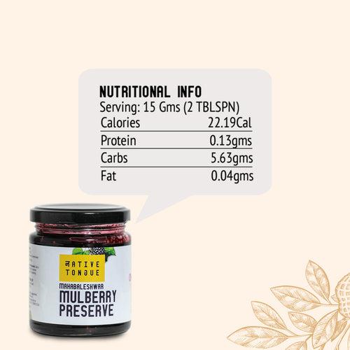 Mulberry Preserve  | 70% Fruit | Low Sugar