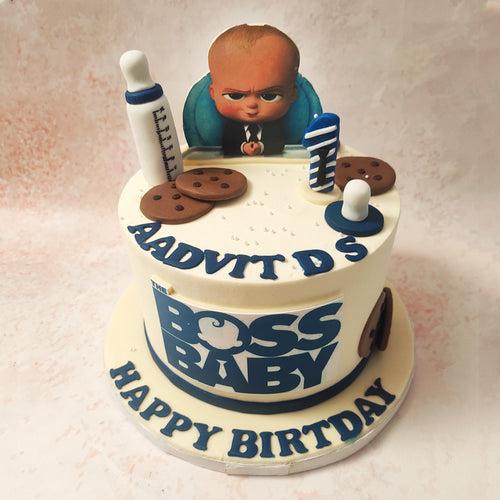 Boss Baby Theme Cake