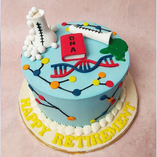 Science Theme Cake