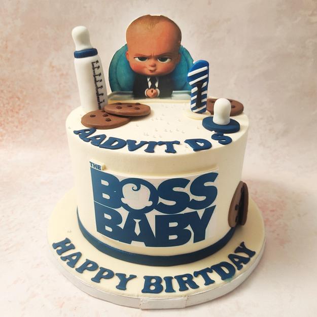 Boss Baby Theme Cake