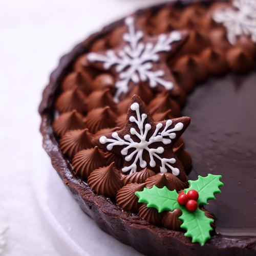 Christmas Chocolate Tart