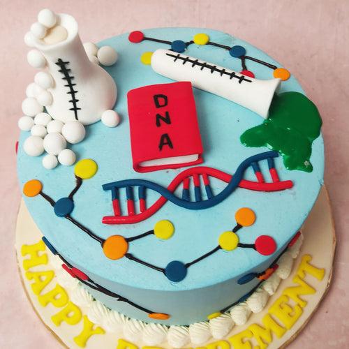 Science Theme Cake