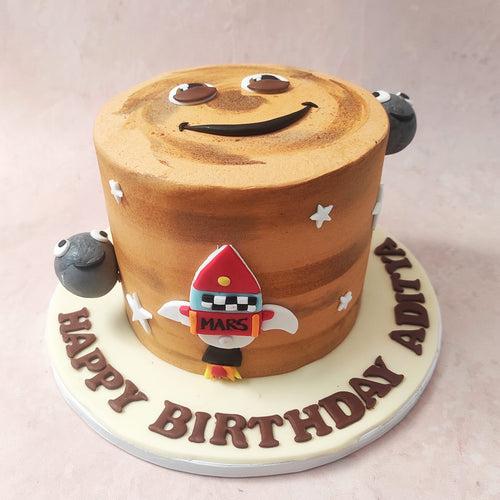 Mars Theme Cake