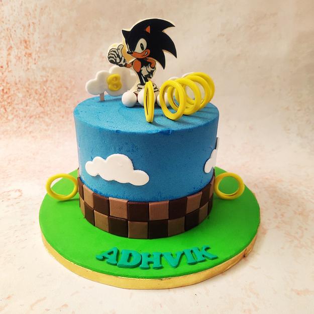 Sonic The Hedgehog Cake