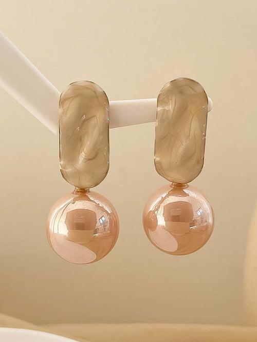 Premium Metal Ball Earrings