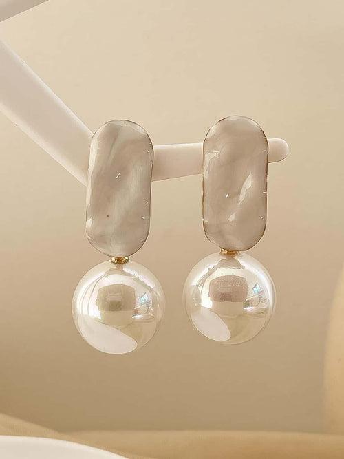 Premium Metal Ball Earrings