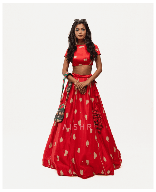 Playing Cards Lehenga