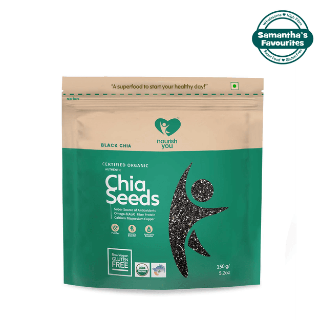 Black chia seeds | Superfood, Rich in Omega-3 and Fiber