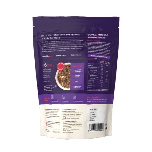 Super muesli - Belgium dark chocolate | 400g