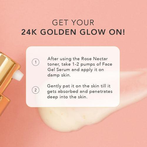 Radiance 24K Gold Brightening Face Gel Serum | Paytm