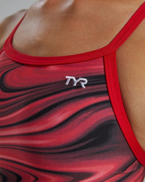 TYR Women's Vitality Durafast Elite Diamondfit Swimsuit | Red