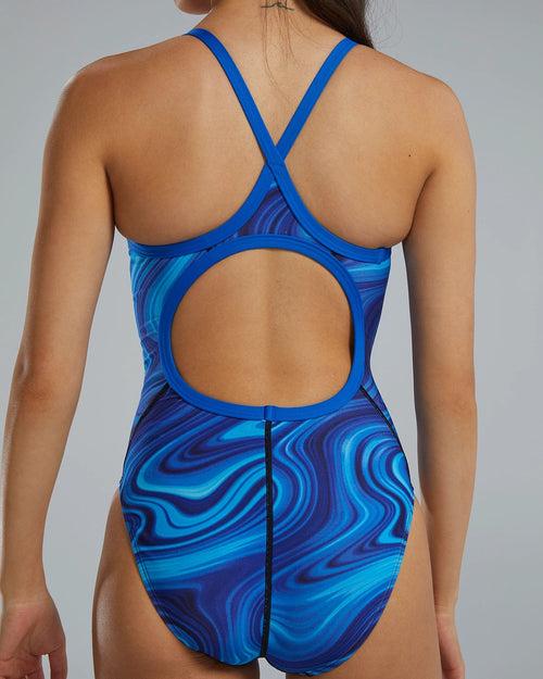 TYR Women's Vitality Durafast Elite Diamondfit Swimsuit | Blue