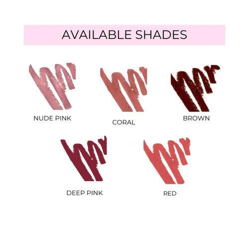 Juicy Gloss Pen + Lip Liner Combo @ 599 | Pick your own shades!