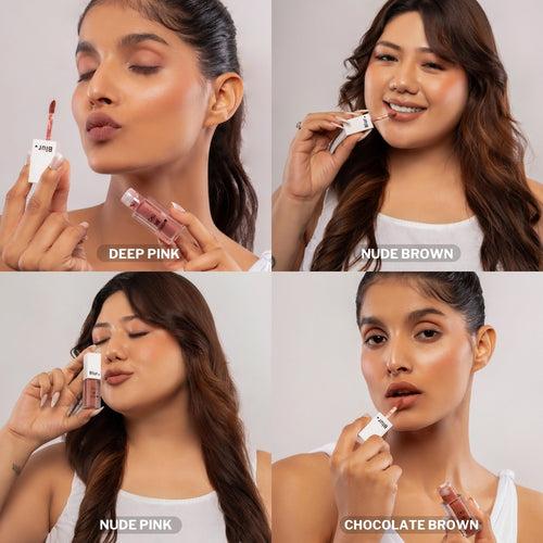 8 Juicy Lipsticks At 999 | 4 Nude Mattes + 4 Buttery Glosses