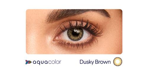 Aquacolor Monthly - Zero Power Color Contact Lenses (2 Lens/ Box)