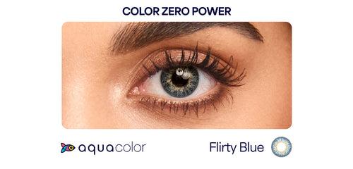 Aquacolor Monthly - Zero Power Color Contact Lenses (2 Lens/ Box)