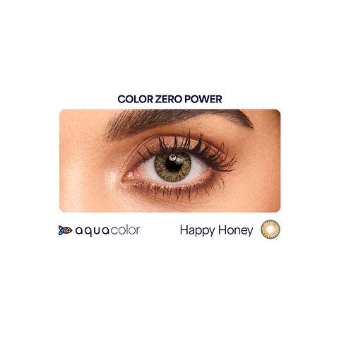 Aquacolor Monthly - Zero Power Color Contact Lenses (2 Lens/ Box)