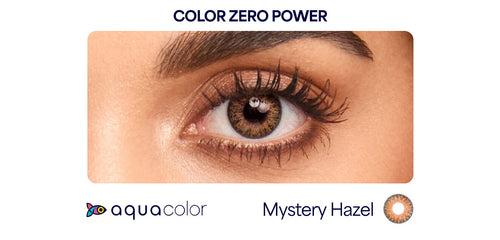 Aquacolor Monthly - Zero Power Color Contact Lenses (2 Lens/ Box)