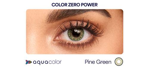Aquacolor Monthly - Zero Power Color Contact Lenses (2 Lens/ Box)