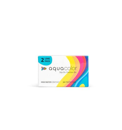 Aquacolor Monthly - Zero Power Color Contact Lenses (2 Lens/ Box)