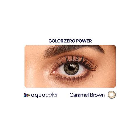 Aquacolor Monthly - Zero Power Color Contact Lenses (2 Lens/ Box)