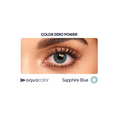 Aquacolor Monthly - Zero Power Color Contact Lenses (2 Lens/ Box)