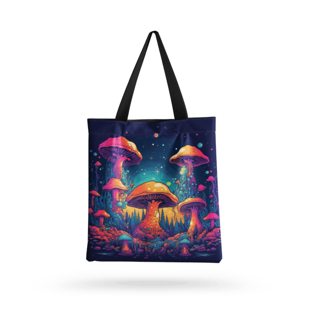 Abracadabra all over printed  Tote Bag with zipper