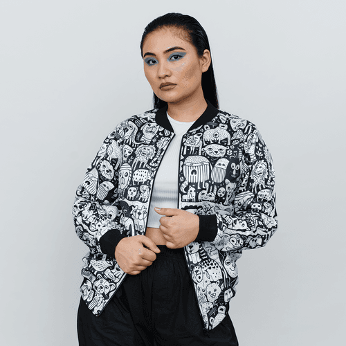 NOCTURNAL BEINGS Bomber Jacket