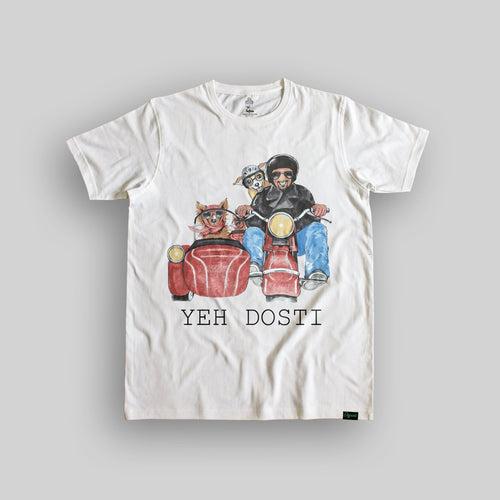 Yeh Dosti Unisex  Cotton T-shirt