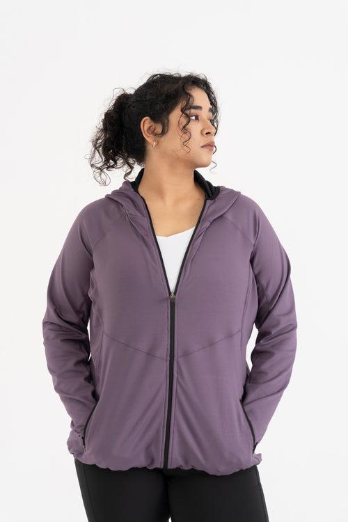 Performance Hooded Jacket: Lilac Mist