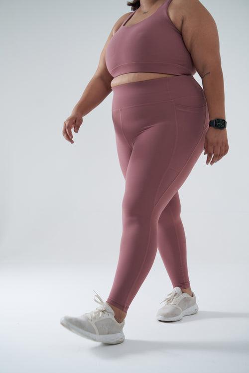 Feel Comfy Leggings: Rose Brown