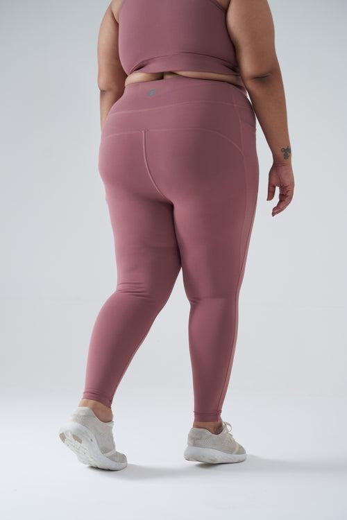 Feel Comfy Leggings: Rose Brown