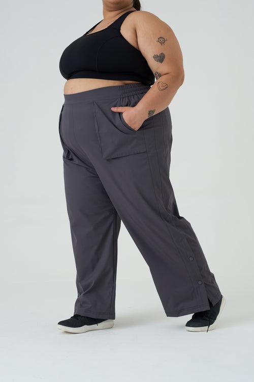 Trekkie Parachute Pants: Dark Grey