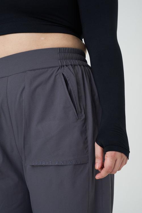 Trekkie Parachute Pants: Dark Grey