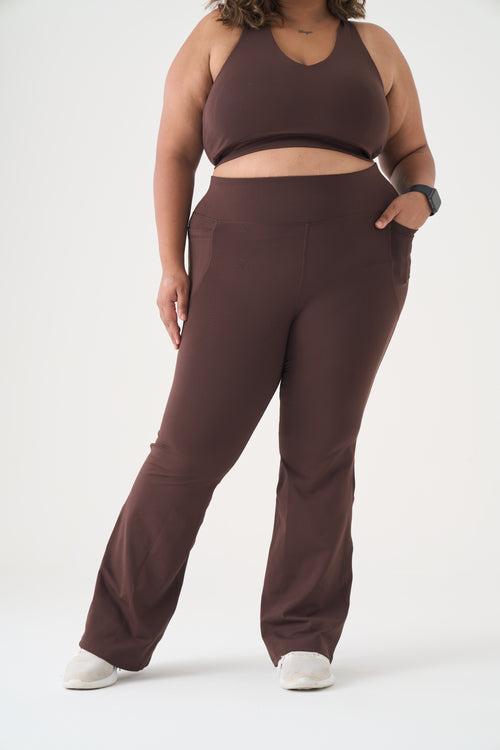 FlexiFlare Pant: Mocha