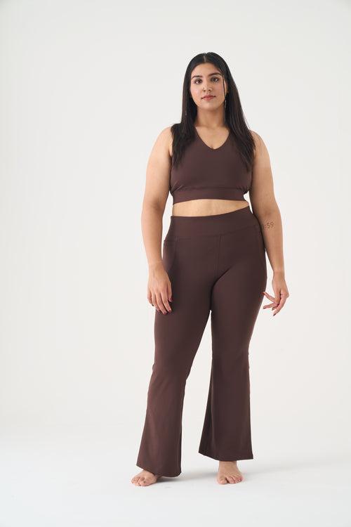 FlexiFlare Pant: Mocha