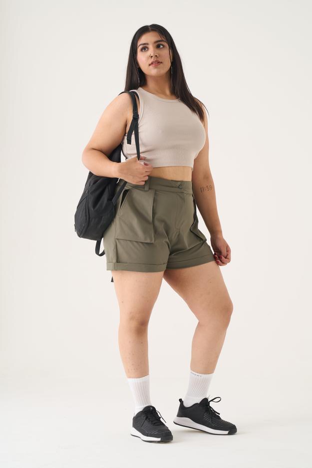 Trekkie Shorts: Olive