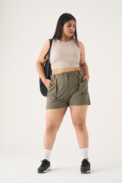 Trekkie Shorts: Olive