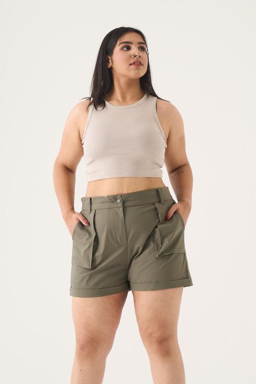 Trekkie Shorts: Olive