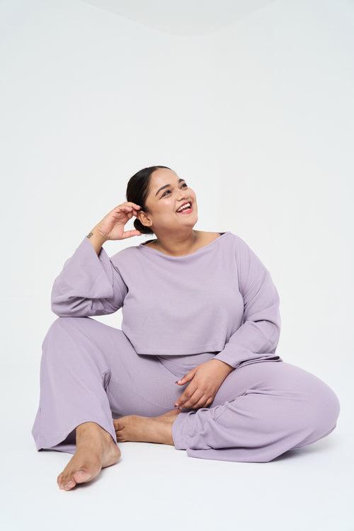 Me Time Lounge Pants: Lilac