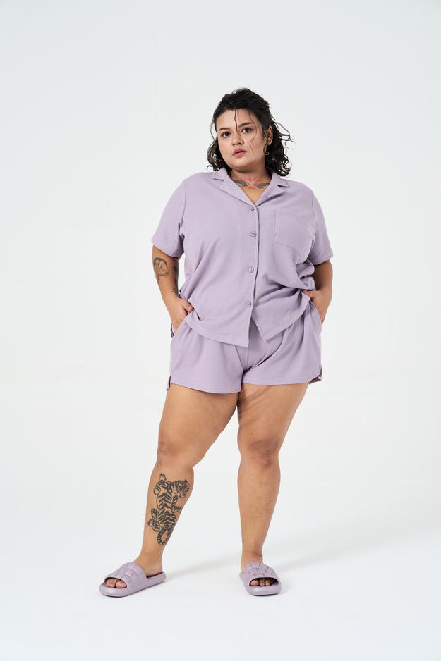 Me Time Lounge Shirt: Lilac