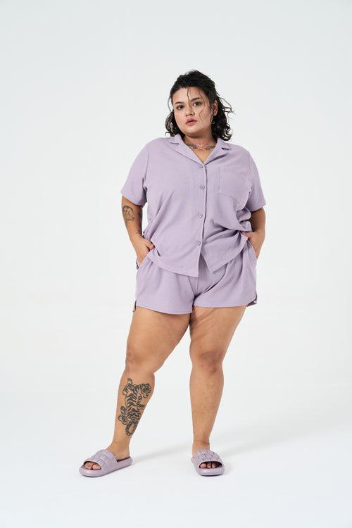 Me Time Lounge Shirt: Lilac