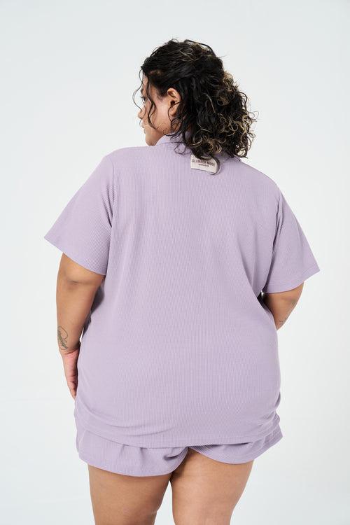 Me Time Lounge Shirt: Lilac