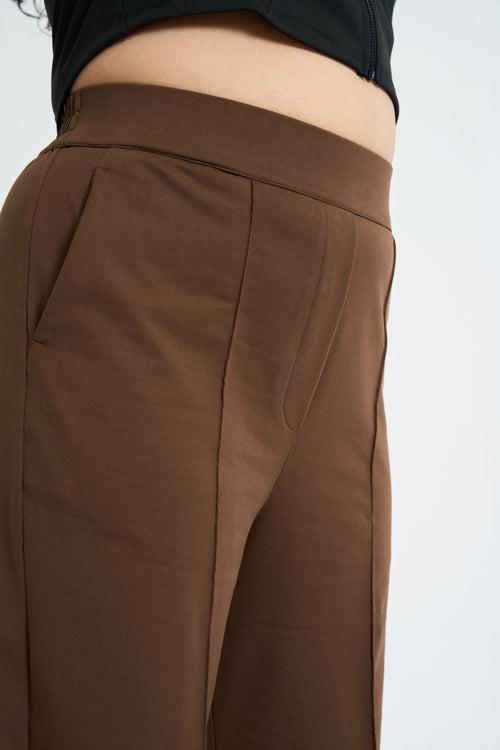 Balance Wide-Leg Pants: Brown