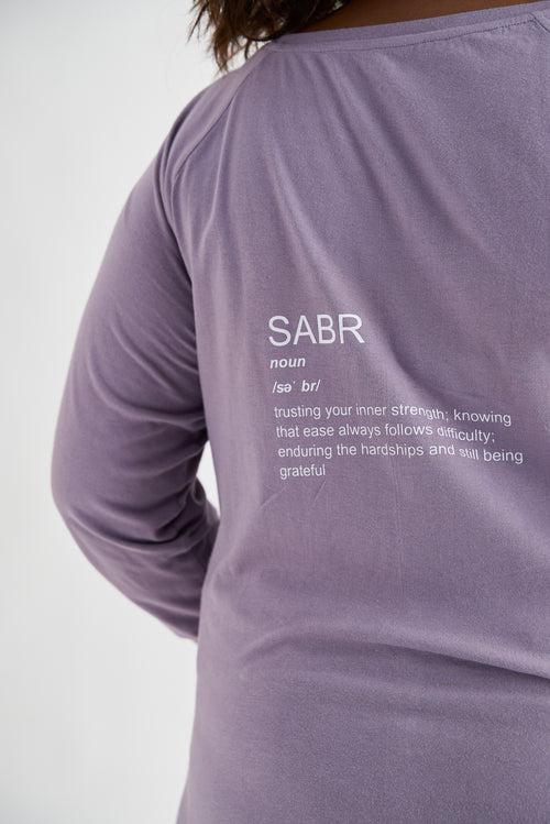 SABR Graphic Tee: Purple