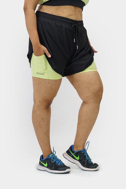 On Track Shorts: Black