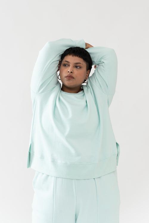 Snuggle Pullover: Fresh Mint